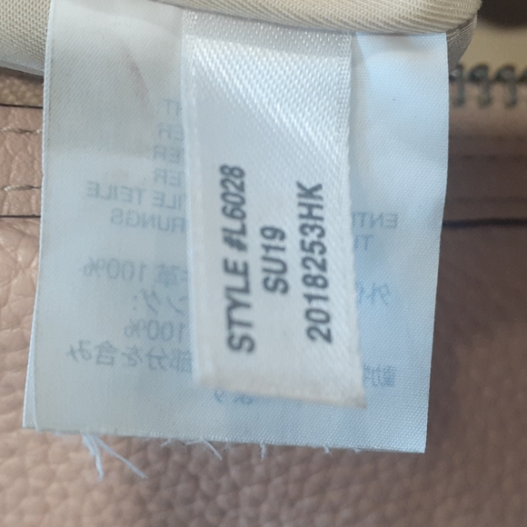 J.crew bristol  pebble pale pink  leather women's  satchel handbag - Picture 16 of 17